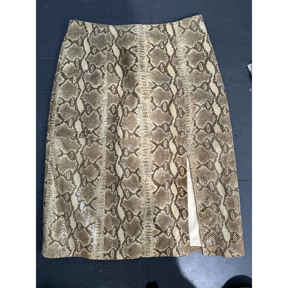 Hollie’s Stockholm Snakeskin skirt